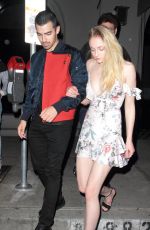 SOPHIE TURNER and Joe Jonas at Craig