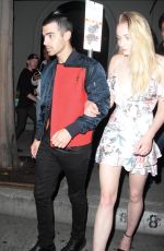 SOPHIE TURNER and Joe Jonas at Craig