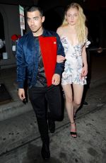 SOPHIE TURNER and Joe Jonas at Craig