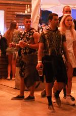 SOPHIE TURNER and Joe Jonas Night Out at Coachella in Indio 04/14/2017