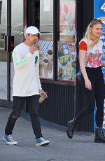 SOPHIE TURNER and Joe Jonas Out and About in Los Angeles 04/13/2017
