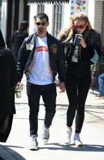 SOPHIE TURNER and Joe Jonas Out and About in Los Angeles 04/19/2017