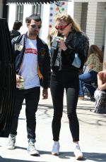 SOPHIE TURNER and Joe Jonas Out and About in Los Angeles 04/19/2017