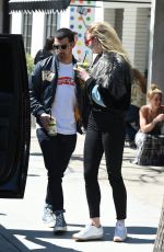 SOPHIE TURNER and Joe Jonas Out and About in Los Angeles 04/19/2017