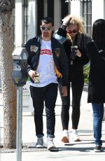 SOPHIE TURNER and Joe Jonas Out and About in Los Angeles 04/19/2017