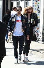 SOPHIE TURNER and Joe Jonas Out and About in Los Angeles 04/19/2017