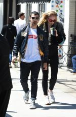 SOPHIE TURNER and Joe Jonas Out and About in Los Angeles 04/19/2017