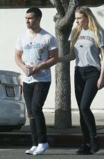 SOPHIE TURNER and Joe Jonas Out at Ventura Blvd in Los Angeles 04/02/2017