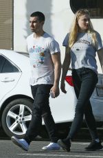SOPHIE TURNER and Joe Jonas Out at Ventura Blvd in Los Angeles 04/02/2017
