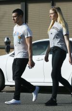 SOPHIE TURNER and Joe Jonas Out at Ventura Blvd in Los Angeles 04/02/2017