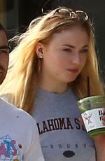 SOPHIE TURNER and Joe Jonas Out at Ventura Blvd in Los Angeles 04/02/2017