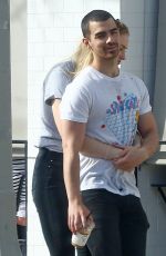 SOPHIE TURNER and Joe Jonas Out at Ventura Blvd in Los Angeles 04/02/2017