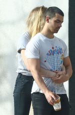 SOPHIE TURNER and Joe Jonas Out at Ventura Blvd in Los Angeles 04/02/2017