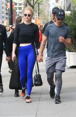 SOPHIE TURNER and Joe Jonas Out in New York 04/29/2017