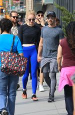 SOPHIE TURNER and Joe Jonas Out in New York 04/29/2017