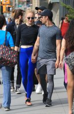 SOPHIE TURNER and Joe Jonas Out in New York 04/29/2017