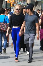 SOPHIE TURNER and Joe Jonas Out in New York 04/29/2017