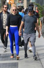 SOPHIE TURNER and Joe Jonas Out in New York 04/29/2017
