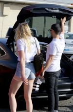 SOPHIE TURNER and Joe Jonas Out in West Hollywood 04/11/2017