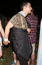 SOPHIE TURNER Arrives at DJ Snake Performance at Coachella Festival 04/15/2017