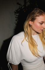 SOPHIE TURNER Arrives at Flaunt and Guess Celebrate Alternative Facts Issue in Los Angeles 04/11/2017