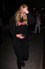 SOPHIE TURNER Leaves Her Hotel in New York 04/28/2017