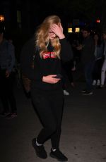 SOPHIE TURNER Leaves Her Hotel in New York 04/28/2017