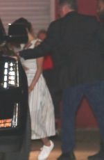 SELENA GOMEZ and The Weeknd at John Mayer Concert in Inglewood 04/21/2017