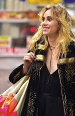 SUKI WATERHOUSE Out and About in New York 04/25/2017