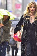 SUKI WATERHOUSE Out and About in New York 04/25/2017