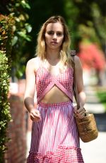 SUKI WATERHOUSE Out and About in West Hollywood 04/19/2017
