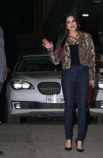 SUNNY LEONE Out and About in Mumbai 04/17/2017