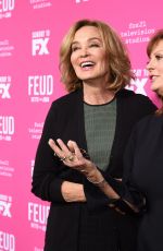SUSAN SARADON and JESSICA LANGE at Feud: Bette and Joan FYC Event at Wilshire Ebell Theatre in Los Angeles 04/21/2017