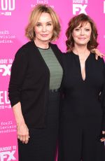 SUSAN SARADON and JESSICA LANGE at Feud: Bette and Joan FYC Event at Wilshire Ebell Theatre in Los Angeles 04/21/2017