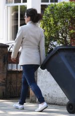 SUSANNA REID Bringing in Her Bins in London 04/07/2017