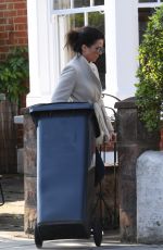 SUSANNA REID Bringing in Her Bins in London 04/07/2017