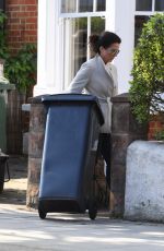 SUSANNA REID Bringing in Her Bins in London 04/07/2017