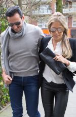 SYLVIE MEIS and Charbel Aouad After Engegment Night in Hamburg 04/13/2017