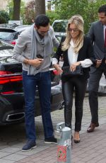 SYLVIE MEIS and Charbel Aouad After Engegment Night in Hamburg 04/13/2017
