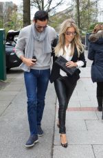 SYLVIE MEIS and Charbel Aouad After Engegment Night in Hamburg 04/13/2017