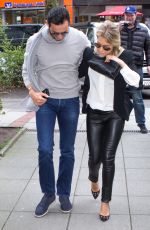 SYLVIE MEIS and Charbel Aouad After Engegment Night in Hamburg 04/13/2017