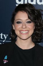 TATIANA MASLANY at 2017 Glaad Media Awards in Los Angeles 04/01/2017