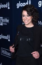 TATIANA MASLANY at 2017 Glaad Media Awards in Los Angeles 04/01/2017