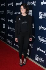 TATIANA MASLANY at 2017 Glaad Media Awards in Los Angeles 04/01/2017