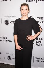 TAYLOR SCHILLING at Take Me Premiere at 2017 Tribreca Film Festival 04/25/2017
