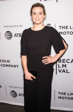 TAYLOR SCHILLING at Take Me Premiere at 2017 Tribreca Film Festival 04/25/2017