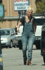 TORI SPELLING Out Shopping in Los Angeles 04/09/2017
