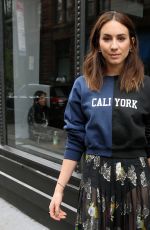 TROIAN BELLISARIO Arrives at AOL Studio in New York 04/20/2017