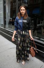 TROIAN BELLISARIO Arrives at AOL Studio in New York 04/20/2017