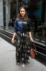 TROIAN BELLISARIO Arrives at AOL Studio in New York 04/20/2017